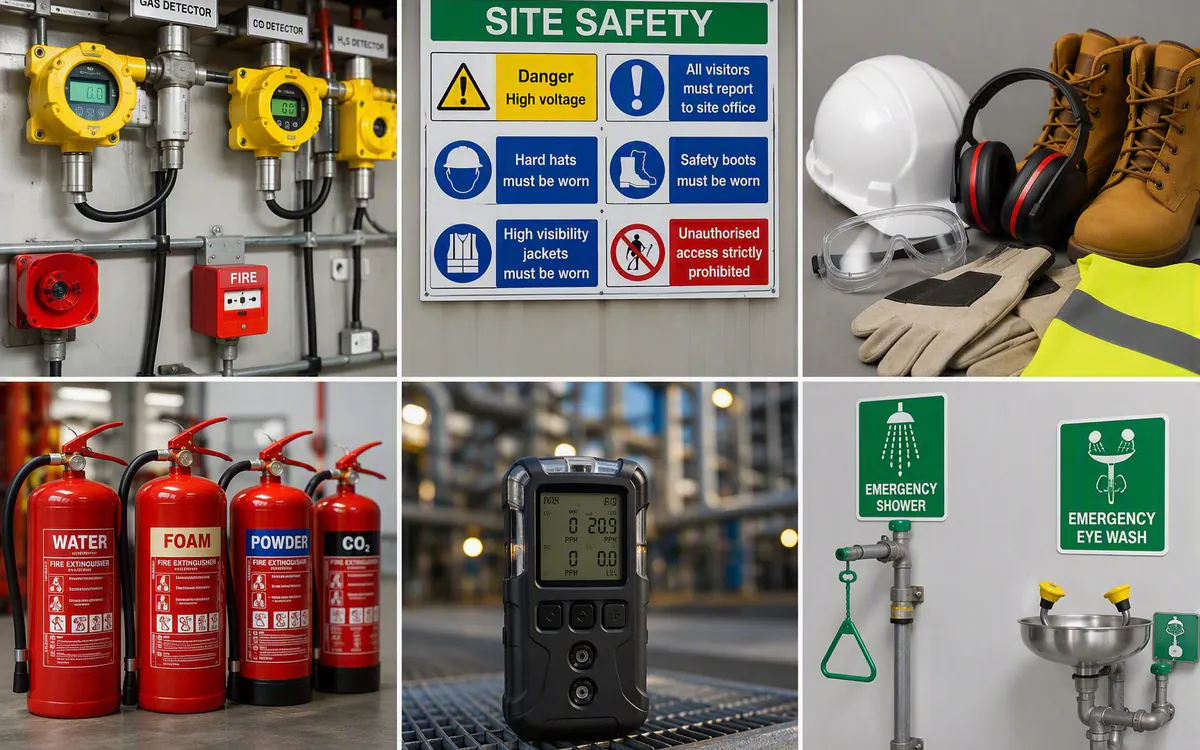 Industrial safety detection and identification equipment